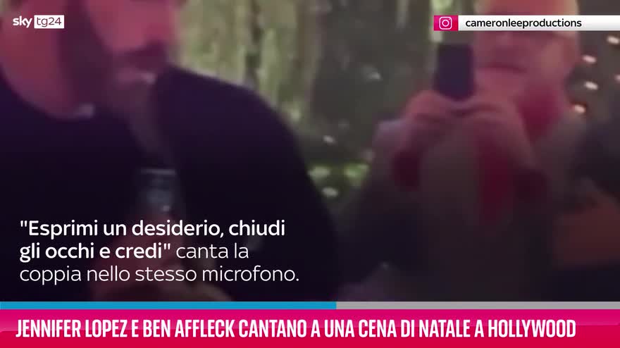 VIDEO Jennifer Lopez e Ben Affleck cantano insieme