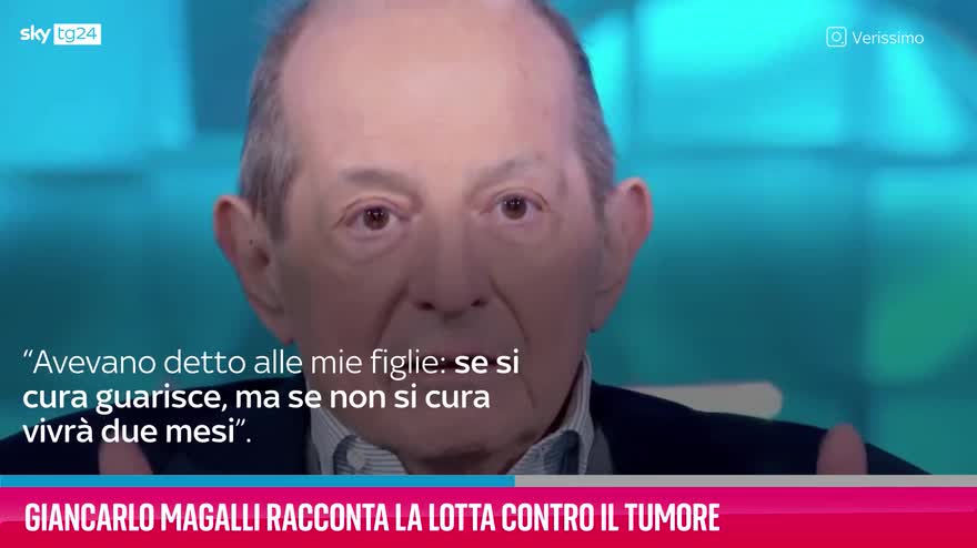 VIDEO Giancarlo Magalli racconta la lotta contro il tumore