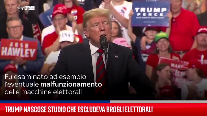 Trump Pagò Studio Su Brogli Elezioni Ma Non Rivelò Esito | Video Sky