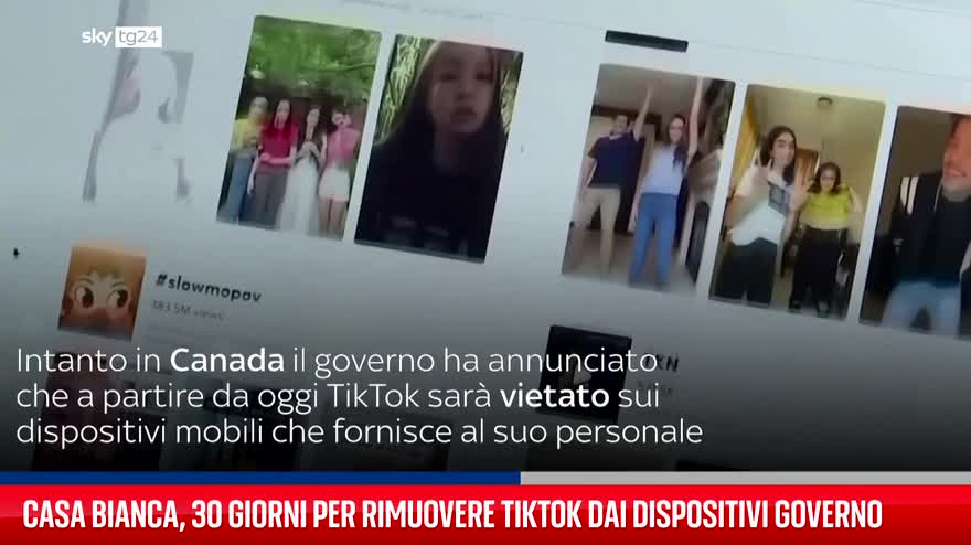Casa Bianca, via TikTok da dispositivi governo in 30 giorni
