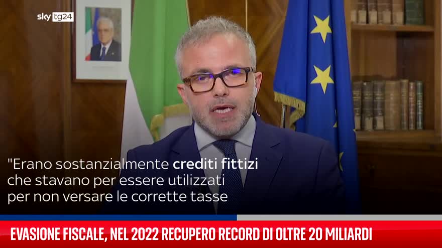 Evasione fiscale, nel 2022 recupero di oltre 20 miliardi