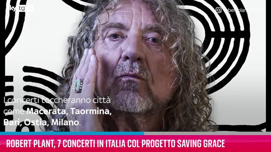 VIDEO Robert Plant, 7 concerti in Italia
