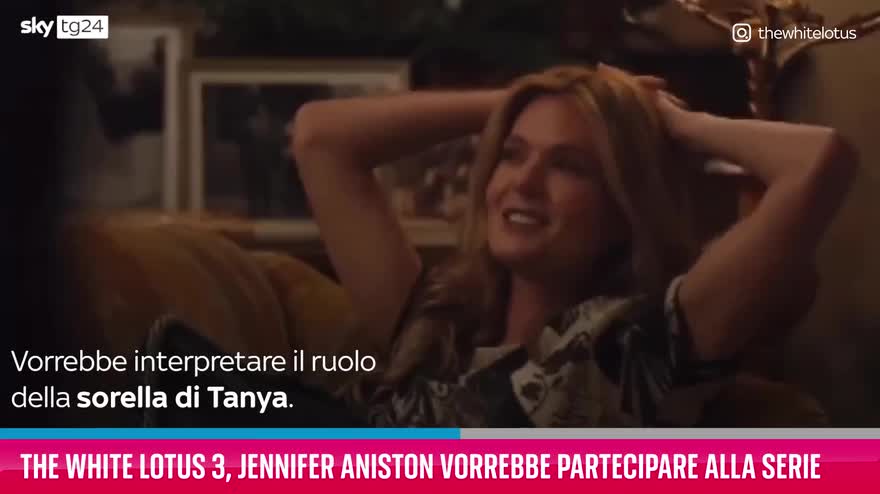 VIDEO The White Lotus 3, Jennifer Aniston vorrebbe esserci