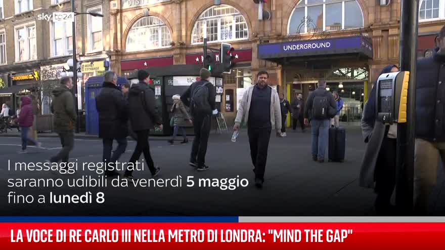 Incoronazione Carlo, in metro l'avviso con la sua voce