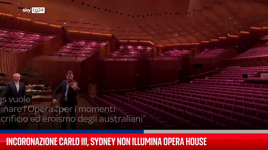 Incoronazione Carlo III, Sydney non illumina Opera House