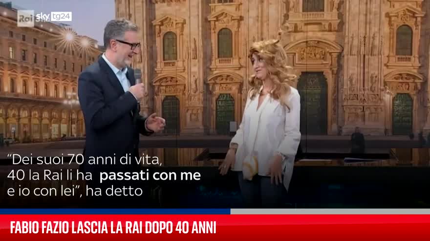 Fabio Fazio lascia la Rai dopo 40 anni