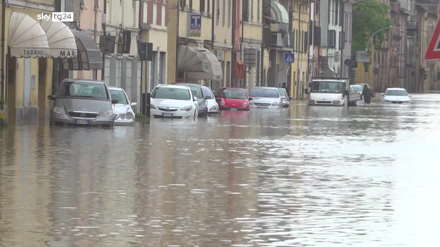 Maltempo Emilia Romagna, Emergenza Castel Bolognese | Video Sky