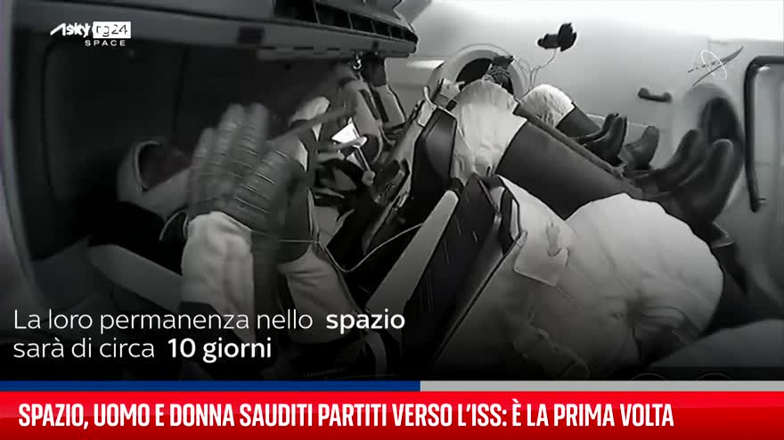 Spazio, uomo e donna sauditi partiti verso Iss: prima volta