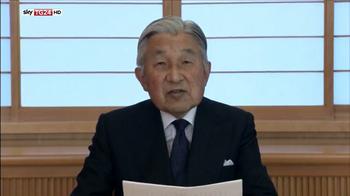 Giappone, imperatore Akihito  disposto ad abdicare