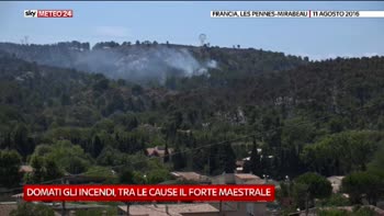 Incendi a nord di Marsiglia