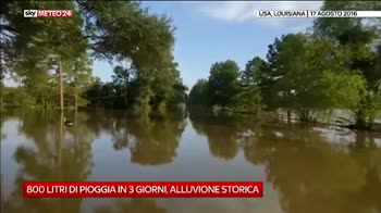 Alluvioni in Louisiana, USA