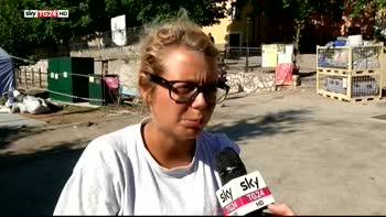 terremoto, i volontari tra gli sfollati di Grisciano