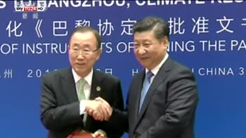 Stati Uniti e Cina ratificano accordo sul clima