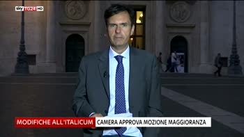 Italicum, camera approva mozione maggioranza