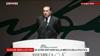 Auguri Berlusconi, da 20 anni in politica