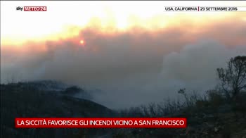 Incendio vicino a San Francisco