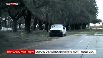 Uragano Mathhew, dopo disastro ad Haiti, 10 morti negli Usa