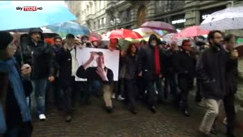 I funerali di Dario Fo a Milano