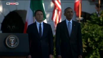 Renzi a Washington, Obama lo appoggia sul referendum