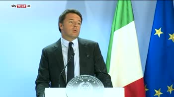 Consiglio UE, Renzi la manovra non si tocca