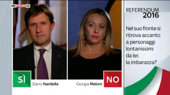 Referendum, il confronto Meloni-Nardella