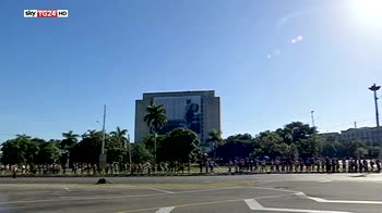 Cuba, secondo giorno di omaggio a Fidel Castro