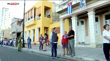 Le ceneri di Fidel Castro lasciano L'Avana