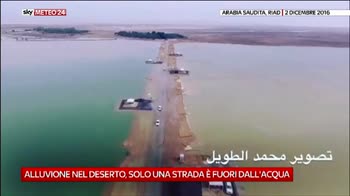 Alluvione nel deserto saudita