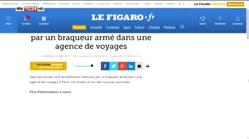 Parigi, 7 ostaggi in agenzia viaggi parigi
