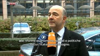 Moscovici, abbiamo fiducia nelle auorità italiane