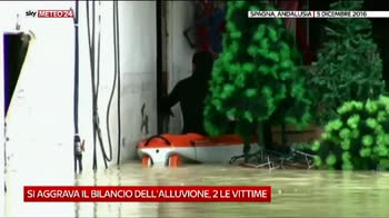 Le piogge torrenziali provocano 2 morti in Andalusia