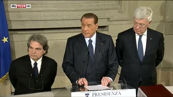 Berlusconi, no governi di larga coalizione