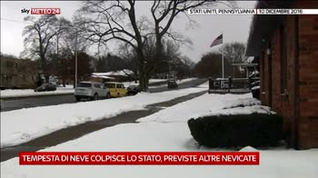 Tempesta di neve in Pennsylvania