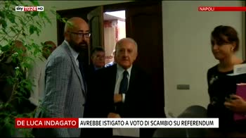 Referendum, De Luca indagato per voto di scambio a Napoli