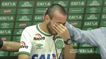 Chapecoense, Ruschel tra le lacrime: "TornerÃ² a giocare"
