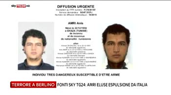 Berlino, fonti Sky TG24  Amri eluse espulsione da Italia