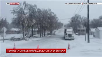 South Dakota sotto la neve