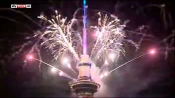 Nuova Zelanda, festeggiamenti per l'arrivo del 2017
