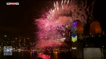 Capodanno, l'Australia saluta l'arrivo del 2017
