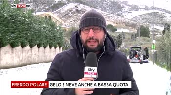 Gelo e neve anche a bassa quota