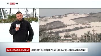 Maltempo, oltre 1 metro di neve a Campobasso