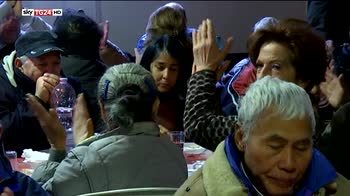 Gelo sull'Italia, 250 poveri a pranzo a Sant'Egidio