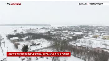 La neve blocca la Bulgaria