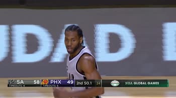 NBA, tutti i 38 punti di Kawhi Leonard contro Phoenix