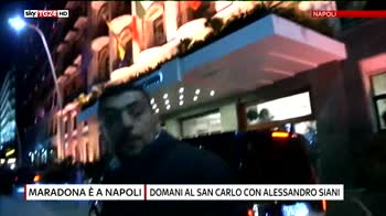 Maradona a Napoli, l'accoglienza dei tifosi