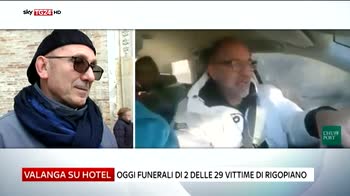 Valanga hotel, funerali vittime Rigopiano