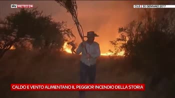 Incendi devastanti in Cile