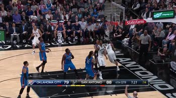 NBA, il canestro piÃ¹ bello di Kawhi Leonard contro OKC