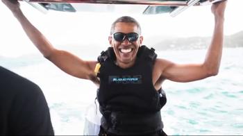 Relax Obama: sfida di kitesurf con Richard Branson