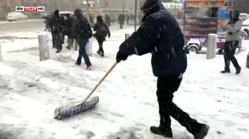 Tempesta di neve a New York e sulla East coast